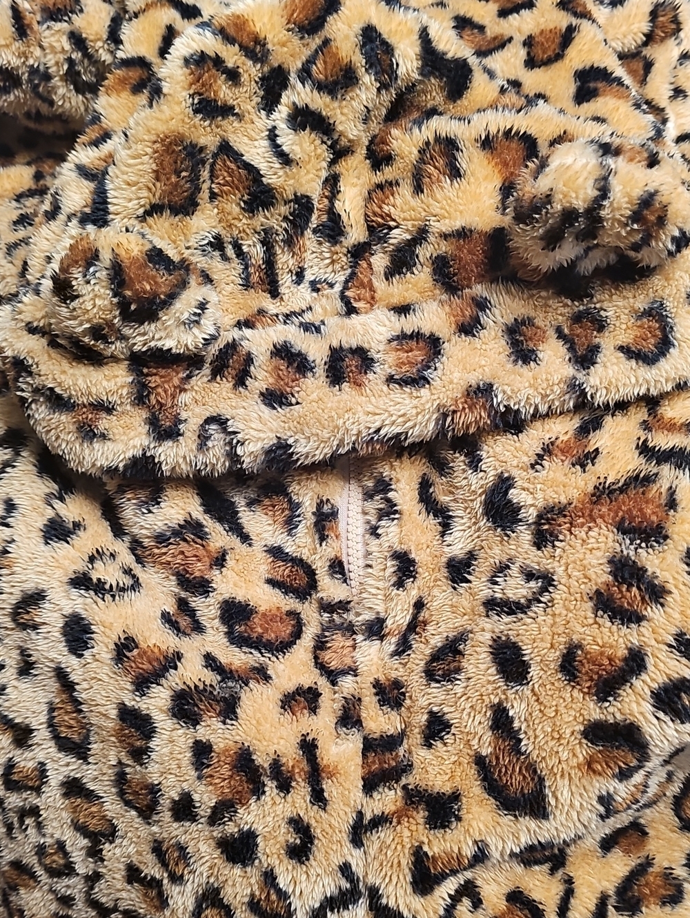 Kids Leopard Print Hooded Costume - Brown - Picture 6 of 7